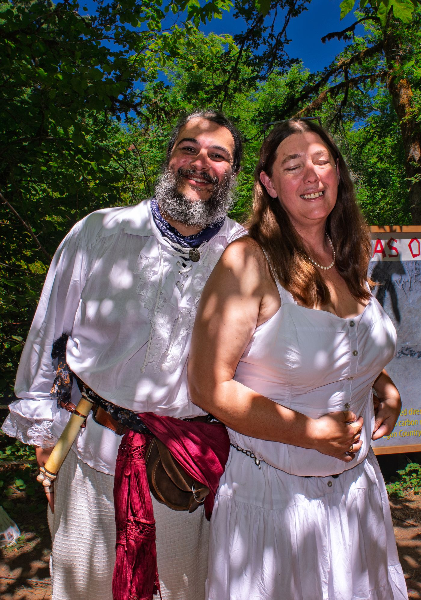 A joyful moment during the ceremony